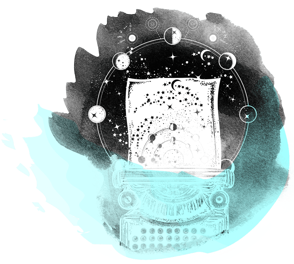 Orbital diagram and planetary illustration